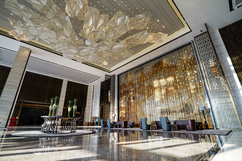 Clean business foyer in London